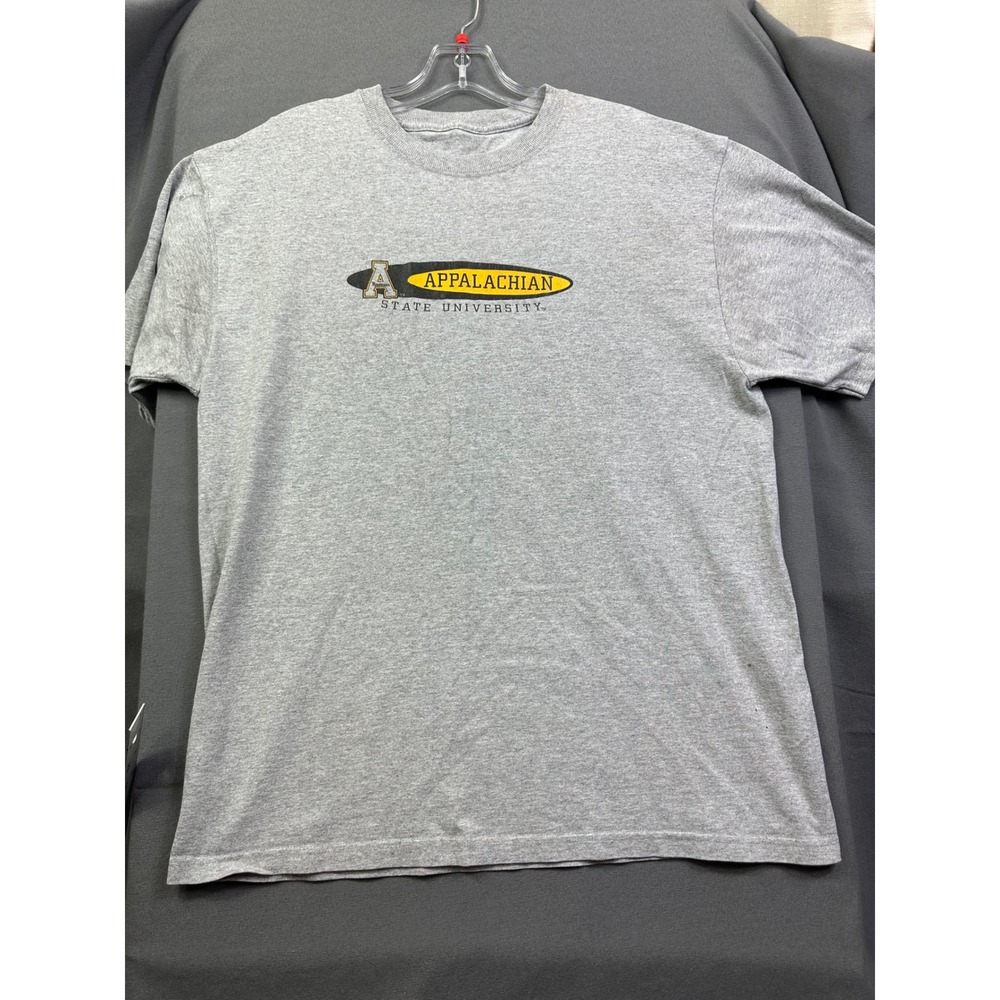 Appalachian State University Mountaineers T-Shirt Gray Short Sleeve Men's Large - Picture 3 of 8